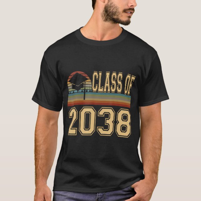 Klass av 2038 års tillväxt med me Shirt T (Framsida)