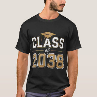 Klass av 2038 års tillväxt med mig första dagen t shirt