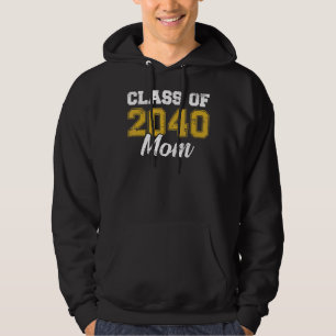 Klass av 2040 Mamma Studenten Student Vint Hoodie