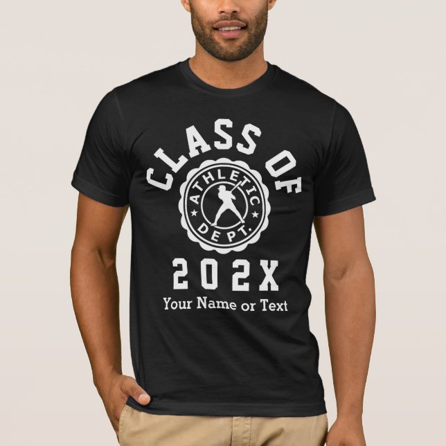 Klass av 20XX-basket-teamet T Shirt (Framsida)