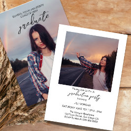 Klass av 20XX-inbjudan till fotoStudentfest Inbjudningar