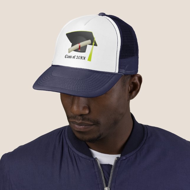 Klass av 20XX Studenten Black Cap & Diploma Hat Keps (In Situ)