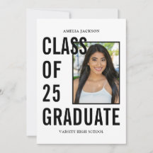 Klass av 25 svartvitt foto Studenten