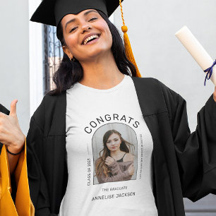 Klass av år med minimalistiskt gratulerart student t shirt