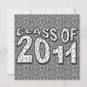 Klass av inbjudan TXT264 Studenten 2011 Grått