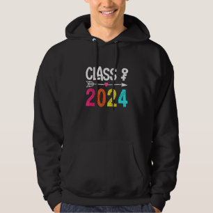 Klass av pensionär 2024 Student Studenten Manar Wo Hoodie