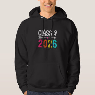 Klass av pensionär 2026 Student Studenten Manar Wo Hoodie