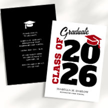 Klass av Red Black Retro YY Studenten