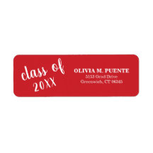 Klass av Red Studenten Returadress