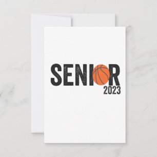 Klass av Senior 2023 Basketball Studenten Gift Tack Kort