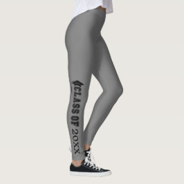 Klass av svart Student-kapsyl för baljväxter Leggings
