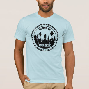 Klass av T-shirt som du anpassar årsteckensnitt/Fä