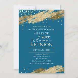 Klass av valfritt års Alumni Reunion-inbjudan Inbjudningar