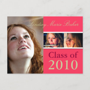 Klass av vykort för inbjudan 2010 Studenten