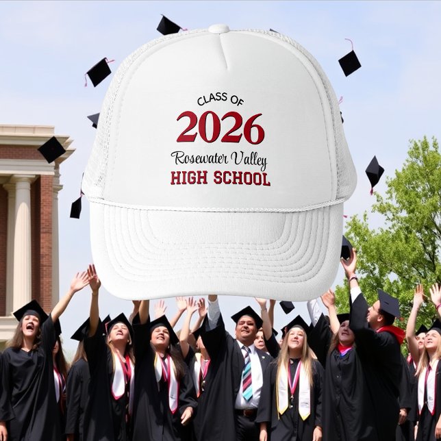 Klass av YY School Färg Red Black Keps (Skapare uppladdad)