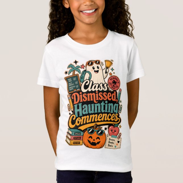 Klass Avslutas, Förhäxning Börjar, Söt T Shirt (Framsida)