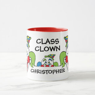 Klass Clown Personlig Namn Mugg
