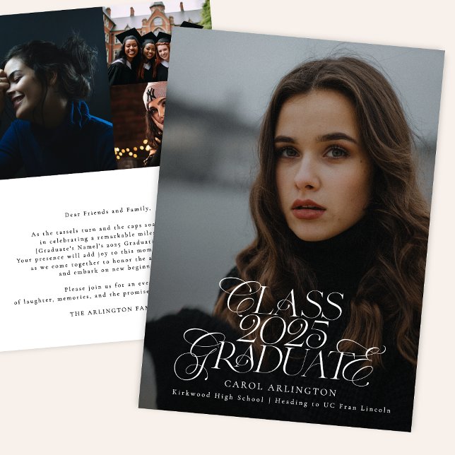 KLASS FÖR 2025 STUDENT i högskolan studenten Meddelande (Skapare uppladdad)