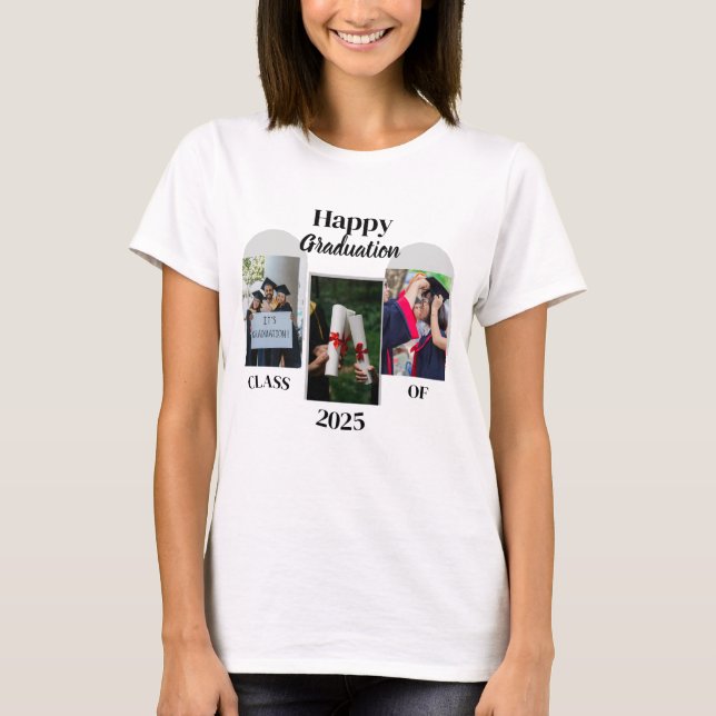 klass för 2025studenten tshirt t shirt (Framsida)