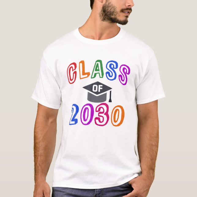 KLASS för 2030 Fjärde Klass-Studenten-årstillväxte T Shirt (Framsida)