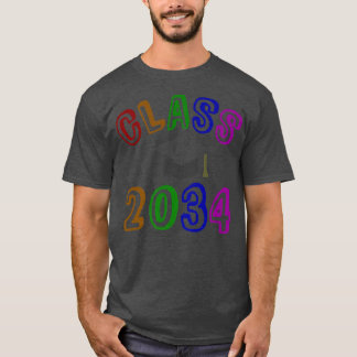 KLASS för 2034 Nästa år i Studenten Kindergarten  T Shirt