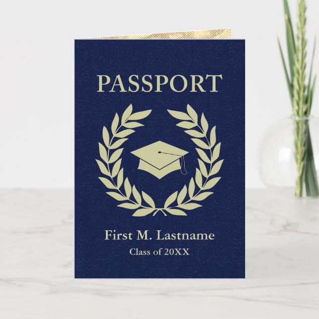 klass för 20XX studenten-passinbjudan Inbjudan (Framsida)