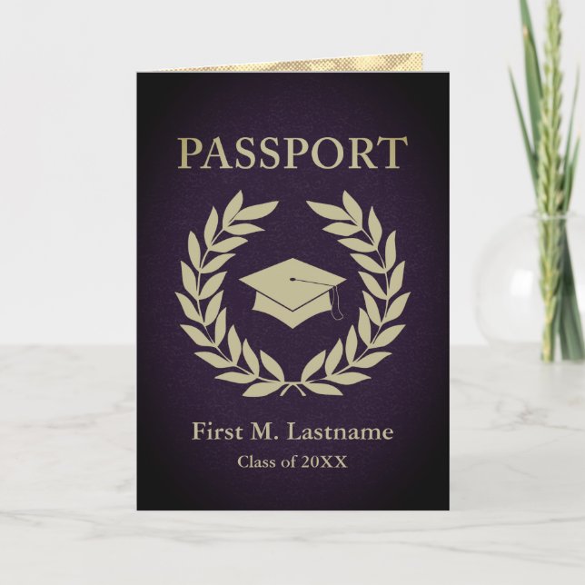 klass för 20XX studenten-passinbjudan Inbjudan (Framsida)