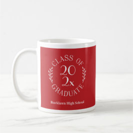 Klass för årets Emblem School Namn Red Studenten Kaffemugg