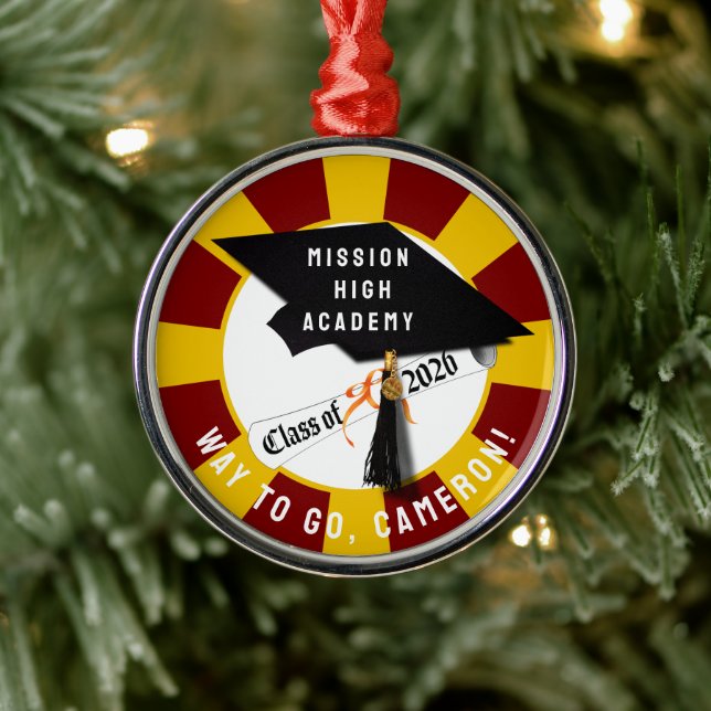 Klass för diplomatexamen i Studenten 2026 Julgransprydnad Metall (Träd)