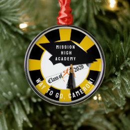 Klass för diplomatexamen i Studenten 2026 Julgransprydnad Metall