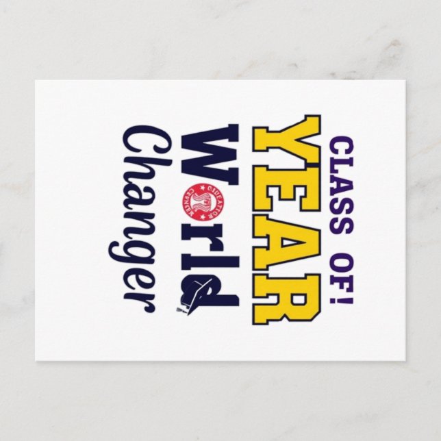 Klass för framtida växlare Studenten Vykort (Framsida)