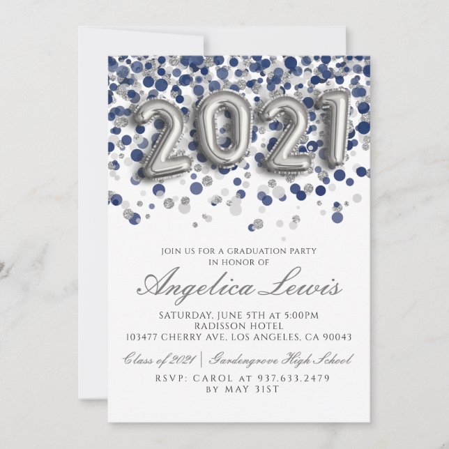 Klass för inbjudan till Studentfest 2021 (Framsida)