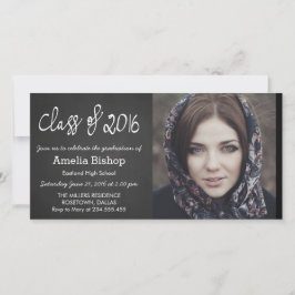 Klass för kalkbräde 2016, handskriven Studenten