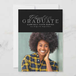 Klass för klassisk elegant 2025 studenten meddelande