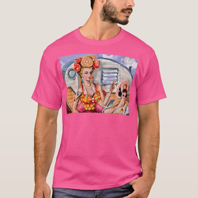 Klass för släpfordon Sopor T Shirt (Framsida)