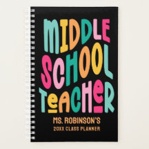 Klass för textdesign för färgad Mitten-skollärare