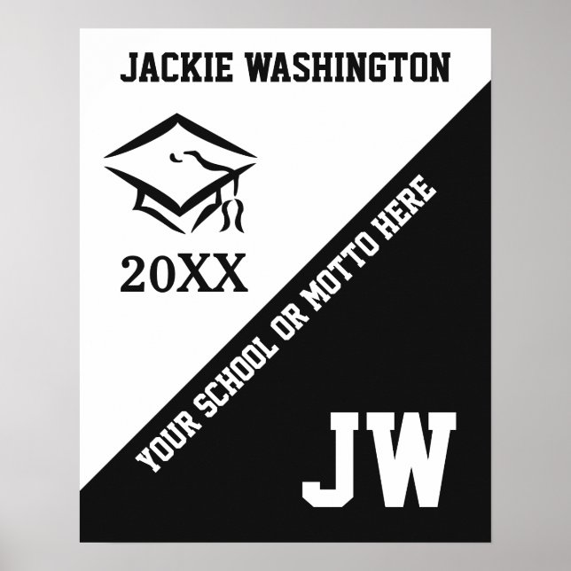 KLASS FÖR (valfritt år) anpassningsbar och poster  (Framsidan)