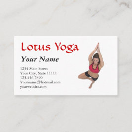 Klass för Yoga-instruktör Visitkort