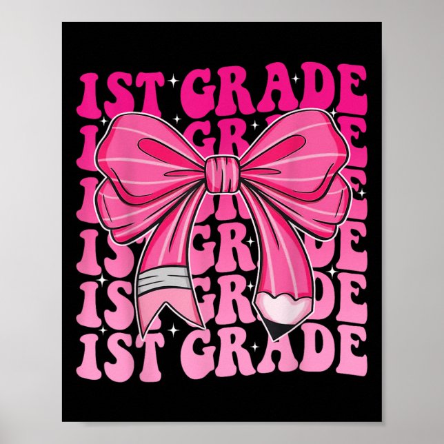 klass Girls Coquette Bow Back to school First Poster (Framsidan)