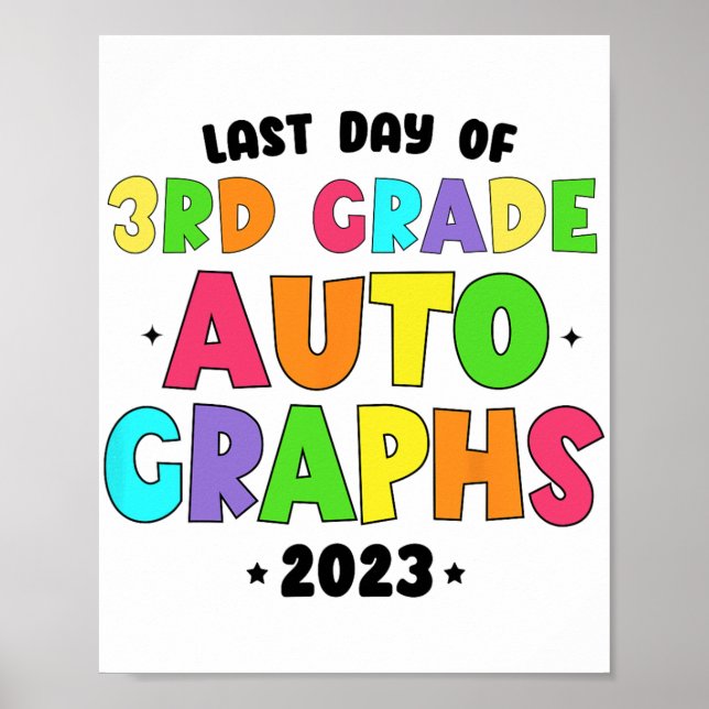 Klass i skolans senaste dag poster (Framsidan)