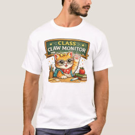 Klass Kloliknande Katt Design T Shirt
