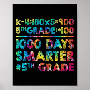Klass Lärare 1 000 dagar Smartare 100 dagar i skol Poster