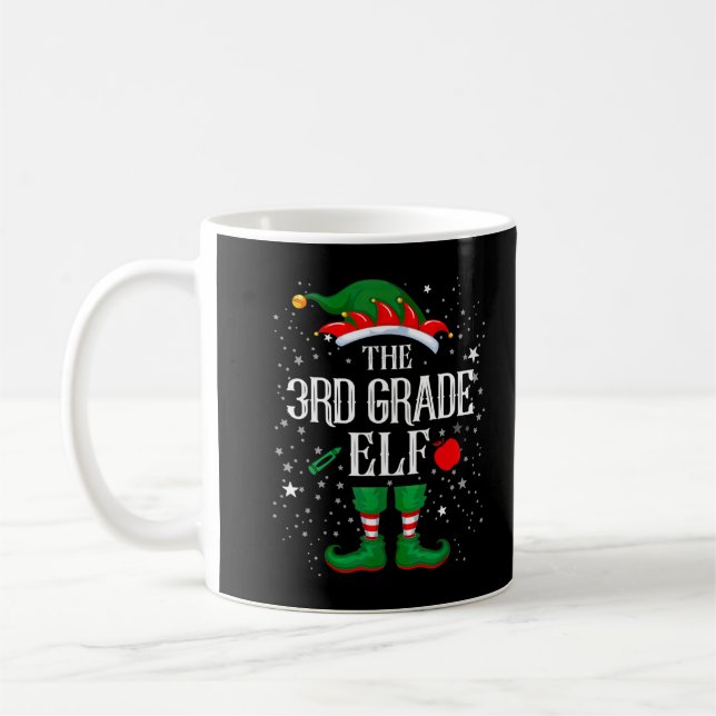 klass Lärare ELF God jul Julafton Santa's Kaffemugg (Vänster)