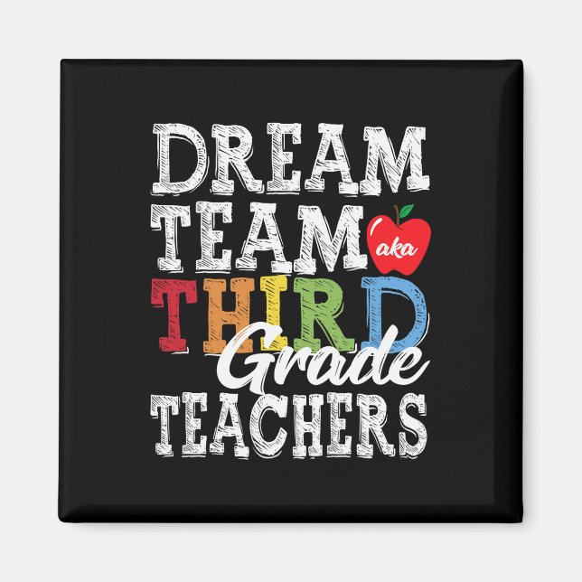 Klass Lärare i Dream Team Aka 3:e Klass Teache Magnet (Framsidan)