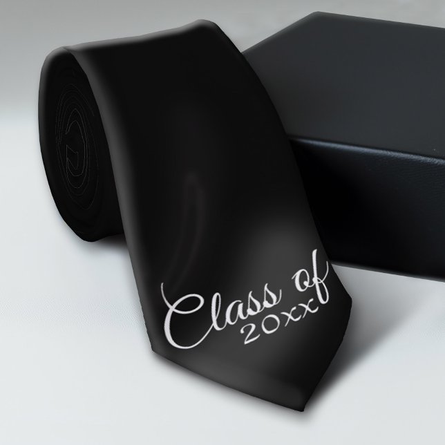 Klass med Anpassningsbar- och gymnasieutbildning Slips (Custom Graduation Tie)