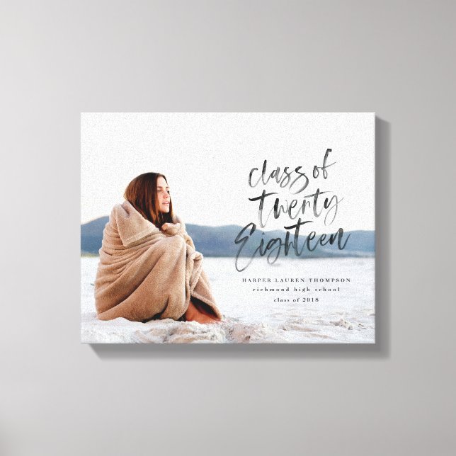 klass med tjugoarton student-fotoduk canvastryck (Framsida)