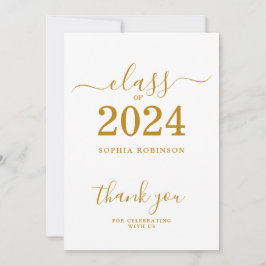 Klass på 2024 års tackkort för Studenten Tack Kort