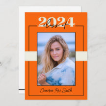 Klass på 2024 Orange och svart Studentfest