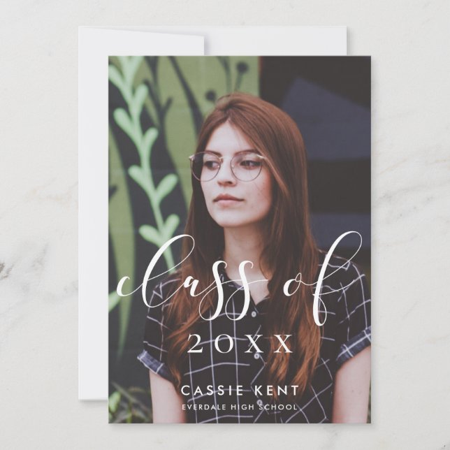 Klass på 2025-elegantens studenten-foto meddelande (Framsida)