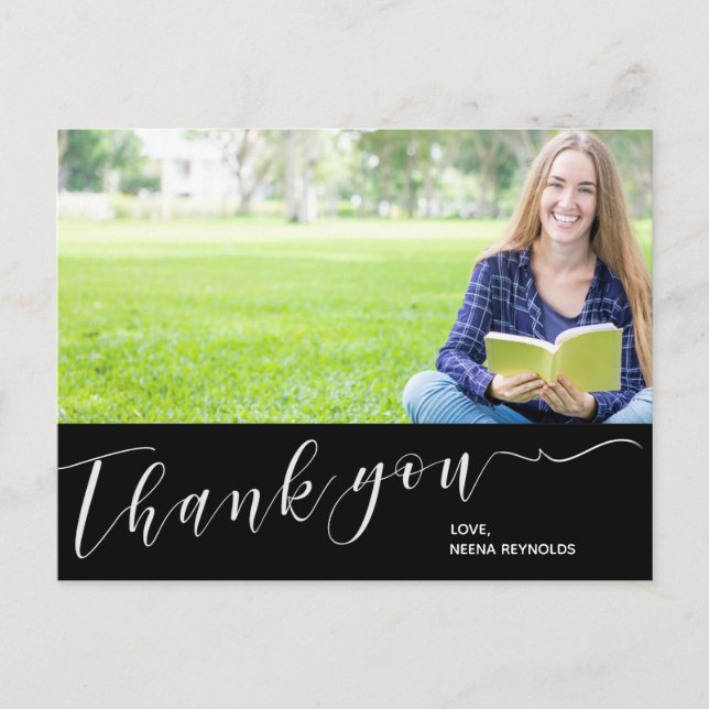 Klass på 2025 Photo Studenten - tack för vykortet Vykort (Framsida)